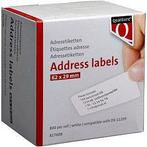 Label etiket quantore dk-11209 29mmx62mm adres wt | Rol a 80, Ophalen of Verzenden