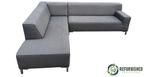 Refurbished 5-zits hoekbank antraciet met 1 jaar garantie!, Huis en Inrichting, Banken | Bankstellen, 250 tot 300 cm, Gebruikt