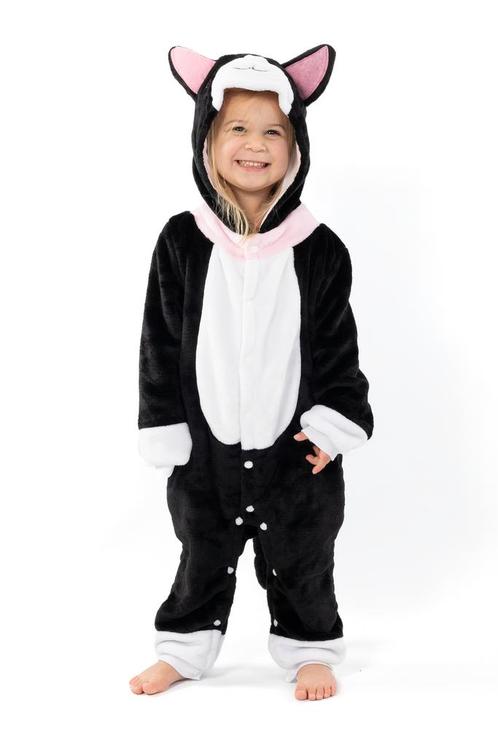 Onesie Zwarte Kat Babypakje 62-68 Kattenpak Kostuum Zwart Pa, Kinderen en Baby's, Carnavalskleding en Verkleedspullen, Nieuw, Ophalen of Verzenden
