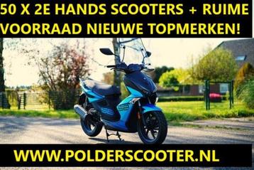 scooter kopen Vaassen elektrisch + benzine? Nieuw + 2e hands