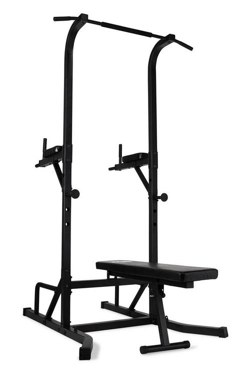 Virtufit Power Tower Deluxe met Fitnessbank, Sport en Fitness, Fitnessapparatuur, Verzenden