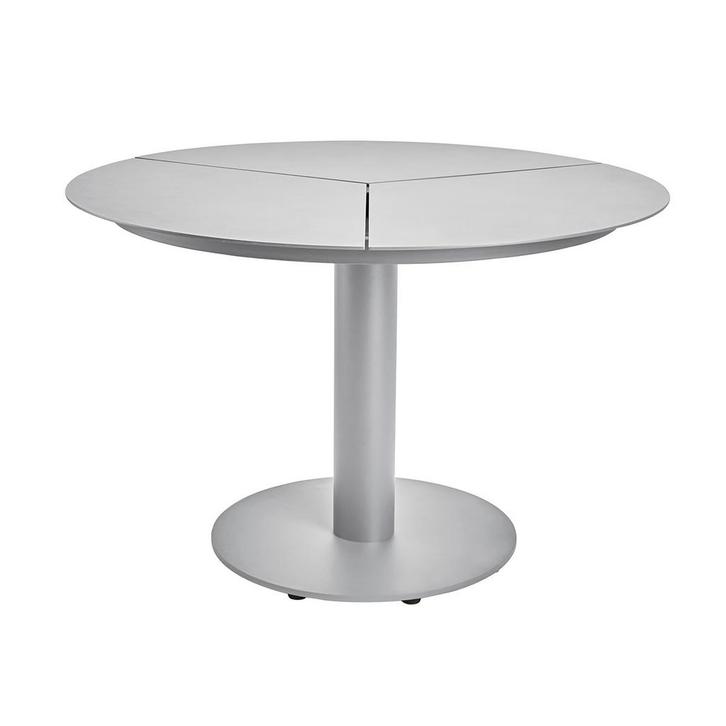 *WOONWINKEL* Brafab Peace Ronde Tuintafel Aluminium Lichtgri, Tuin en Terras, Tuinsets en Loungesets, Nieuw, Verzenden