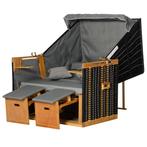 TRUUSK Strandstoel Volledige Ligstoel Tuinligstoel Met Drank, Verzenden, Nieuw