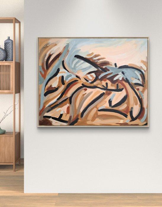 Gaby Acevedo - Terre n°9 (XL), Antiek en Kunst, Kunst | Schilderijen | Modern