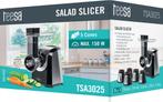 Teesa TSA3025 Elektrische Snijmachine 5 raspen, 150W, - snel, Ophalen of Verzenden, Nieuw