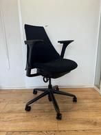 Zwarte Herman Miller Sayl Bureaustoel - 4D Pads - Refurb, Huis en Inrichting, Bureaustoelen, Verzenden, Zo goed als nieuw, Zwart