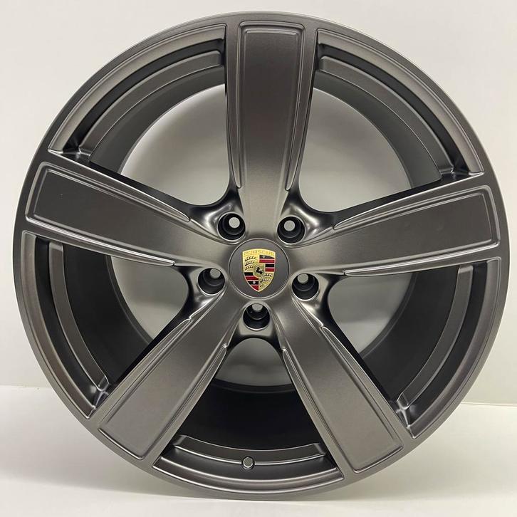 Porsche Cayenne (E3) 22inch SportClassic Titanium met banden, Auto-onderdelen, Banden en Velgen, 315 mm, Personenwagen, Gebruikt