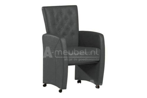 Eetkamerstoel Carina - eetkamerstoelen - Grijs, Huis en Inrichting, Stoelen, Grijs, Nieuw, Stof