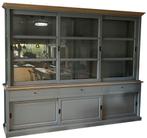 Buffetkast XXL Pelsgrijs Lisse met eiken lijsten 300 x 240cm, Huis en Inrichting, Ophalen of Verzenden, Nieuw