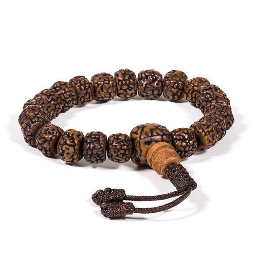 Mala Armband Gepolijste Rudraksha 21 Kralen, Sieraden, Tassen en Uiterlijk, Armbanden, Nieuw, Verzenden