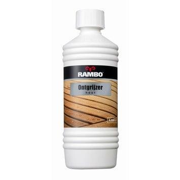 Rambo Ontgrijzer Hout - Blank - 0,5 liter (Rambo Beits), Doe-het-zelf en Verbouw, Verf, Beits en Lak, Beits, Overige kleuren, Nieuw