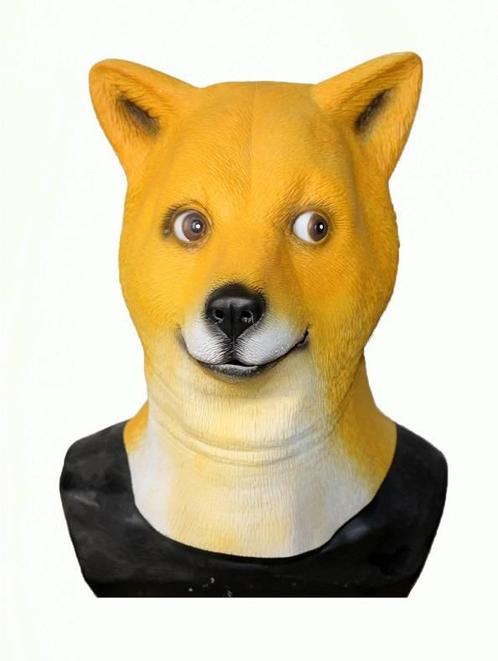 Hondenmasker Akita, Hobby en Vrije tijd, Feestartikelen, Nieuw, Verzenden