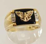 Zonder minimumprijs - Zegelring - 8 karaat Geel goud - Onyx