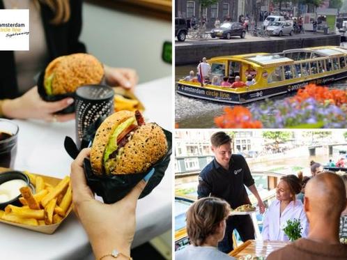 Rondvaart door Amsterdam met een hamburgerdiner (75 min.), Tickets en Kaartjes, Overige Tickets en Kaartjes