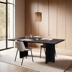 SALE! Rechthoekige Eettafel Clay, 200cm, Zwart Eiken, Huis en Inrichting, Verzenden, Design, Modern, Nieuw, 50 tot 100 cm