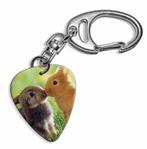 Plectrum ketting of sleutelhanger van konijntjes, Ophalen of Verzenden, Nieuw