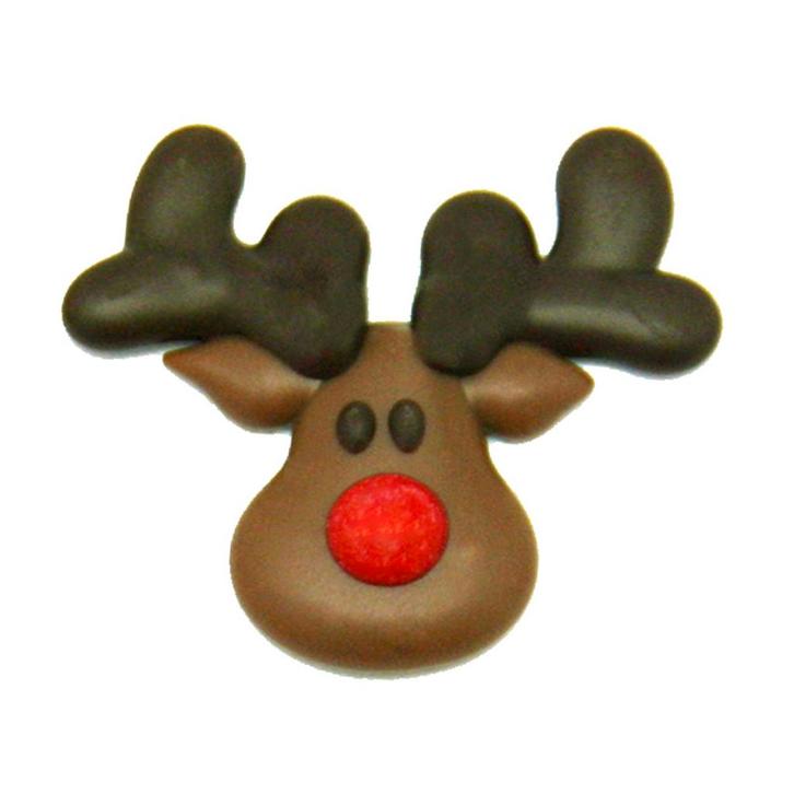 Callebaut Chocoladedecoratie Rendier 90st, Hobby en Vrije tijd, Taarten en Cupcakes maken, Nieuw, Verzenden