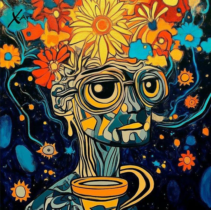 X-Art - Galaxy, Antiek en Kunst, Kunst | Designobjecten