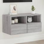 vidaXL Tv-wandmeubel 60x30x30 cm bewerkt hout grijs sonoma, Huis en Inrichting, Verzenden, Nieuw, Overige houtsoorten