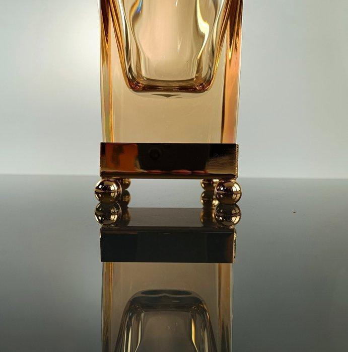 SECOLOVENTESIMO - Vaas - De ruimtevaas - 24 kt goud - Vaas, Antiek en Kunst, Antiek | Glas en Kristal