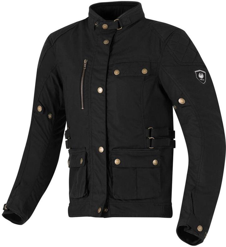 Merlin Harriet Dames Zwart Wax Motorjas, Motoren, Kleding | Motorkleding, Dames, Nieuw met kaartje, Jas | textiel, Verzenden