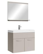Badkamermeubel Montreal Set 02 60 x 35 cm Beige, Huis en Inrichting, Verzenden, Nieuw, Wastafelkast