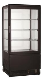 Combisteel Koelvitrine | 78l | Zwart | 0°c/+12°c | 4 Niveaus, Ophalen of Verzenden, Nieuw