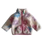 Furry Teddy zipped coat flowers 3/6M, Verzenden, Nieuw