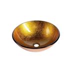Waskom Sapho Beauty Rond 42 cm Goud Oranje, Doe-het-zelf en Verbouw, Sanitair, Ophalen of Verzenden, Nieuw, Overige typen