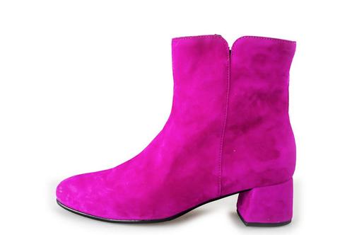 Gabor Enkellaarzen in maat 38½ Paars | 10% extra korting, Kleding | Dames, Schoenen, Overige kleuren, Zo goed als nieuw, Lage of Enkellaarzen