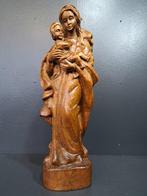 Beeld, Maria met kindje Jezus Christus - 38 cm - Hout