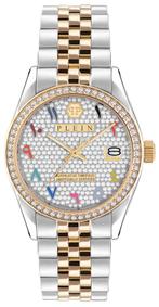 Philipp Plein PW2BA0123 Date Superlative horloge, Sieraden, Tassen en Uiterlijk, Horloges | Dames, Nieuw, Overige merken, Staal