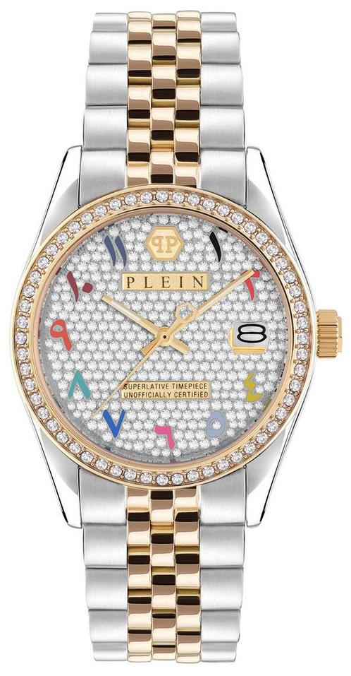 Philipp Plein PW2BA0123 Date Superlative horloge, Sieraden, Tassen en Uiterlijk, Horloges | Dames, Staal, Nieuw, Staal, Overige merken