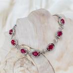 Zonder minimumprijs - Armband Verguld Robijn - Topaas - 18K, Nieuw