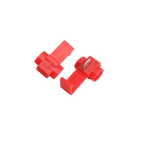 Kabelschoen aftakklem - 5 stuks - Rood - 0.5 tot 1.0 mm², Doe-het-zelf en Verbouw, Elektra en Kabels, Overige typen, Nieuw, Ophalen of Verzenden