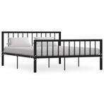 vidaXL Bedframe metaal zwart 160x200 cm, Huis en Inrichting, Slaapkamer | Bedden, Verzenden, Zwart, 200 cm, Metaal
