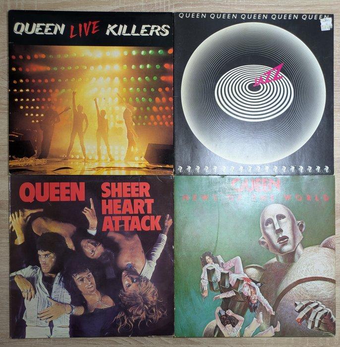 Queen - 4 Albums: Live Killers; News Of The World; Jazz;, Cd's en Dvd's, Vinyl Singles