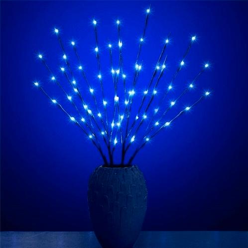 Kerst wilgentakken set - 20 LEDs - Blauw, Diversen, Kerst, Ophalen of Verzenden