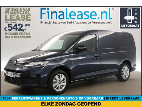 Volkswagen Caddy Maxi 2.0 TDI Style L2H1 NIEUW 123PK €542pm, Auto's, Bestelauto's, Lease, Automaat, Diesel, Volkswagen, Blauw