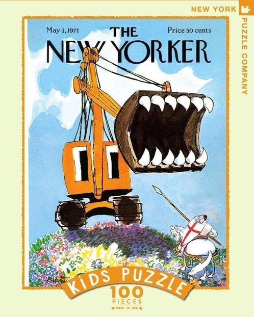 The Excavator Slayer - NYPC New Yorker Collectie Puzzel 100, Hobby en Vrije tijd, Denksport en Puzzels, Verzenden