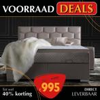 Goedkoop Luxe Opberg Boxspring v.a. €795 direct meenemen, Huis en Inrichting, Ophalen, Hotel, Overige kleuren, Overige maten