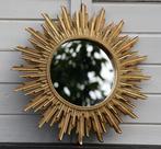 Spiegel- zonnen spiegel  - hout resin glas, Antiek en Kunst, Curiosa en Brocante