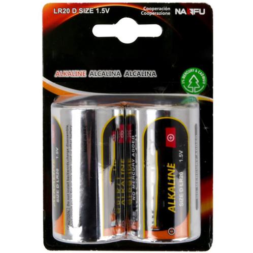 Batterij - Aigi Xixu - LR20/D - 1.5V - Alkaline Batterijen -, Audio, Tv en Foto, Accu's en Batterijen, Nieuw, Ophalen of Verzenden
