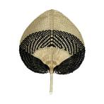 bamboe waaier blok zwart/naturel 40cm*, Huis en Inrichting, Woonaccessoires | Overige, Verzenden, Nieuw