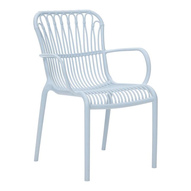 Tuinstoel - Rattie - Blauw - The Outsider, Tuin en Terras, Tuinstoelen, Verzenden