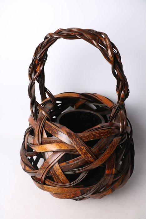 Bamboe bloemmand voor Ikebana of theeceremonie - Bamboe -, Antiek en Kunst, Antiek | Overige Antiek