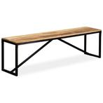 vidaXL Bankje 160x35x45 cm massief mangohout, Huis en Inrichting, Banken | Voetenbanken en Poefen, Verzenden, Nieuw