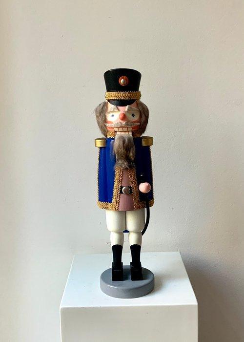 Kerstbeeldje Sprunk - Husar - Hout - notenkraker jaren 1970, Diversen, Kerst