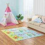 Kinder Speelmat / Speelkleed Stella - 180 x 200 cm - Blauw, Verzenden, Nieuw