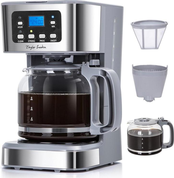 Taylor Swoden Pewter - Koffiezetapparaat - Filterkoffie - 1., Witgoed en Apparatuur, Overige Witgoed en Apparatuur, Nieuw, Verzenden
